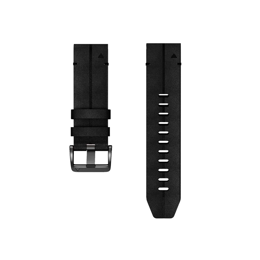 Pulseira Quick-Fit | 22mm (couro genuíno & titânio) - 2 cores