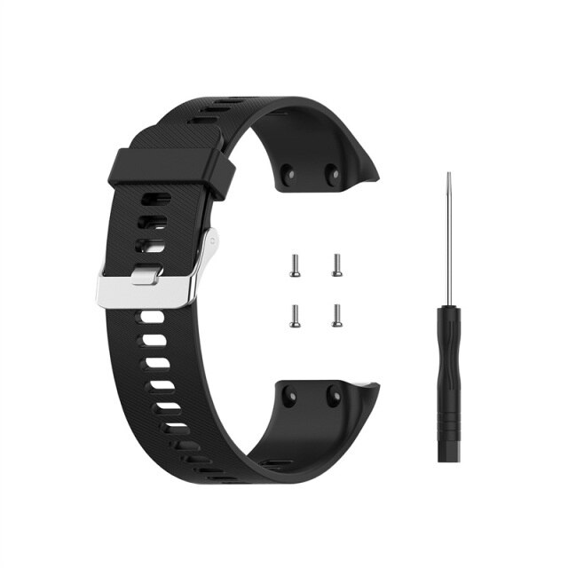 Pulseira | Modelo 4 (silicone) - Preto