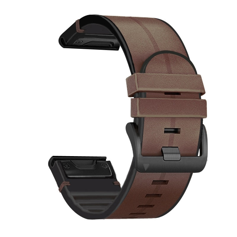 Pulseira Quick-Fit | 22mm (couro desportivo) - 3 cores