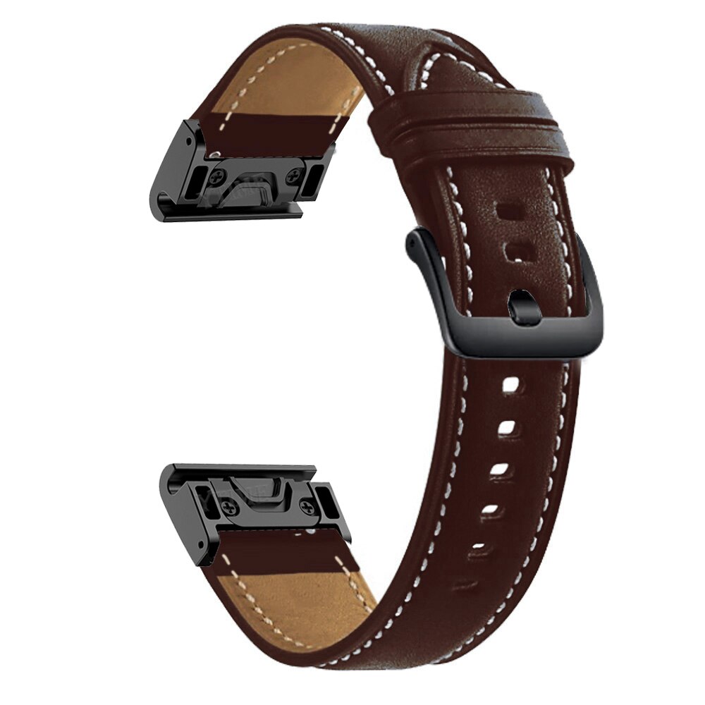 Pulseira Quick-Fit | 22mm (couro genuíno) - 3 cores