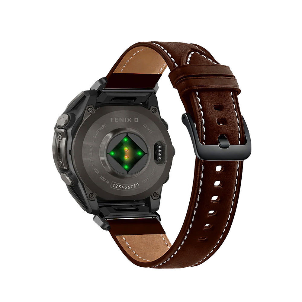 Pulseira Quick-Fit | 22mm (couro genuíno) - 3 cores