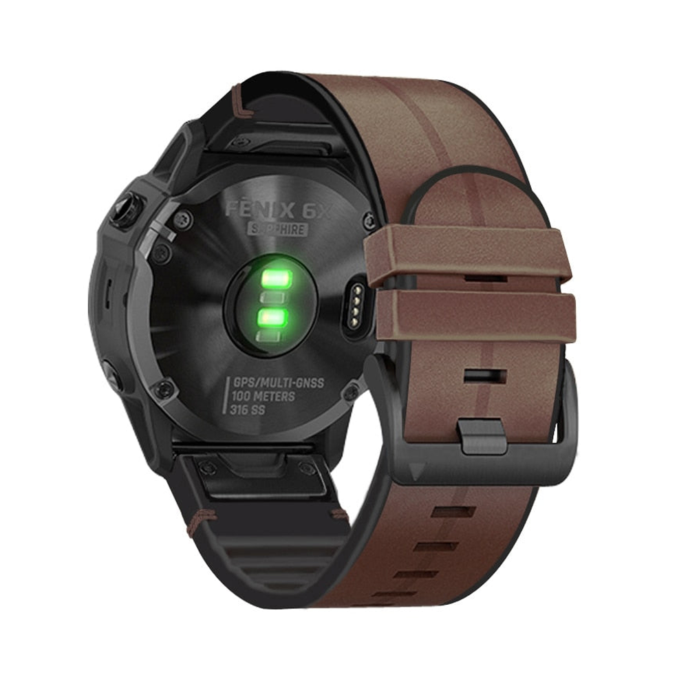 Pulseira Quick-Fit | 26mm (couro desportivo) - 3 cores