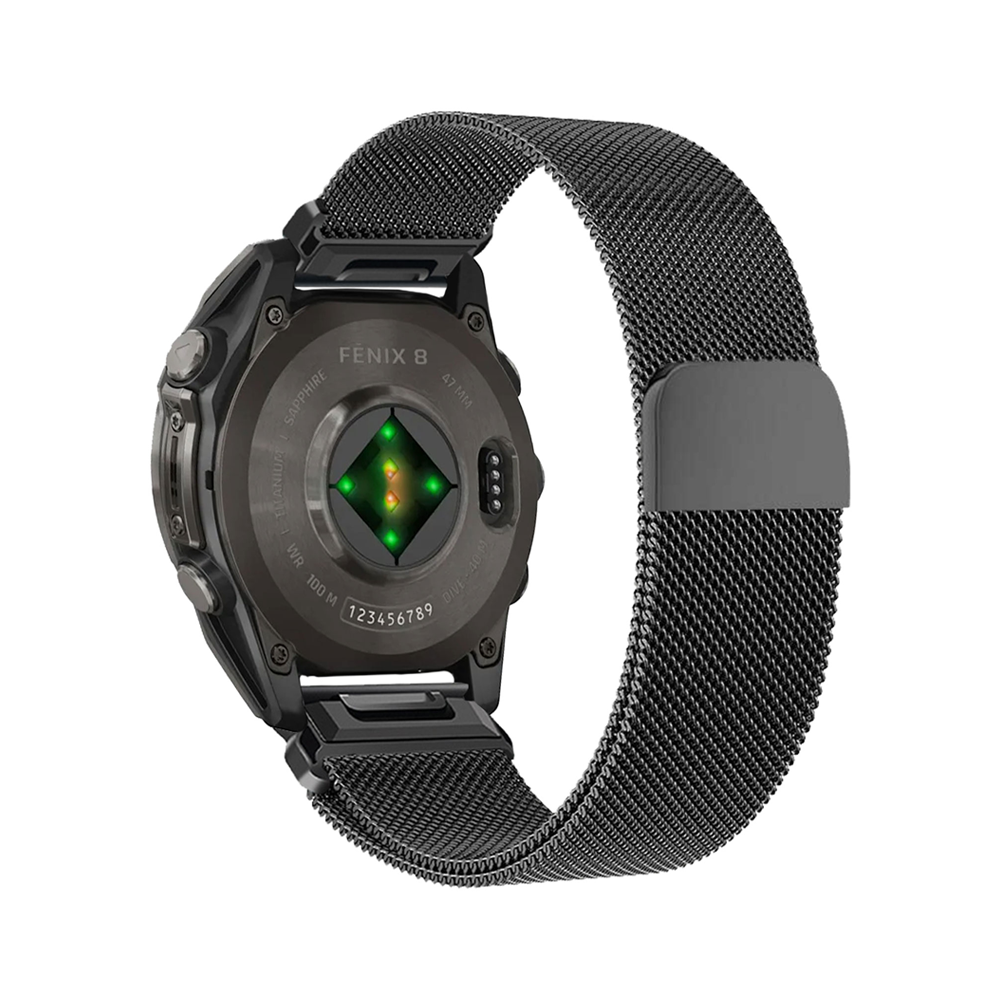 Pulseira Quick-Fit | 22mm (Malha Milanesa) - 2 cores