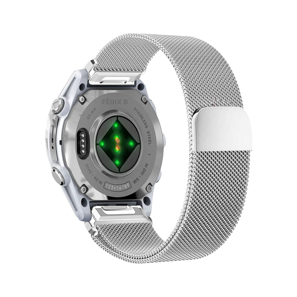Pulseira Quick-Fit | 26mm (Malha Milanesa) - 2 cores