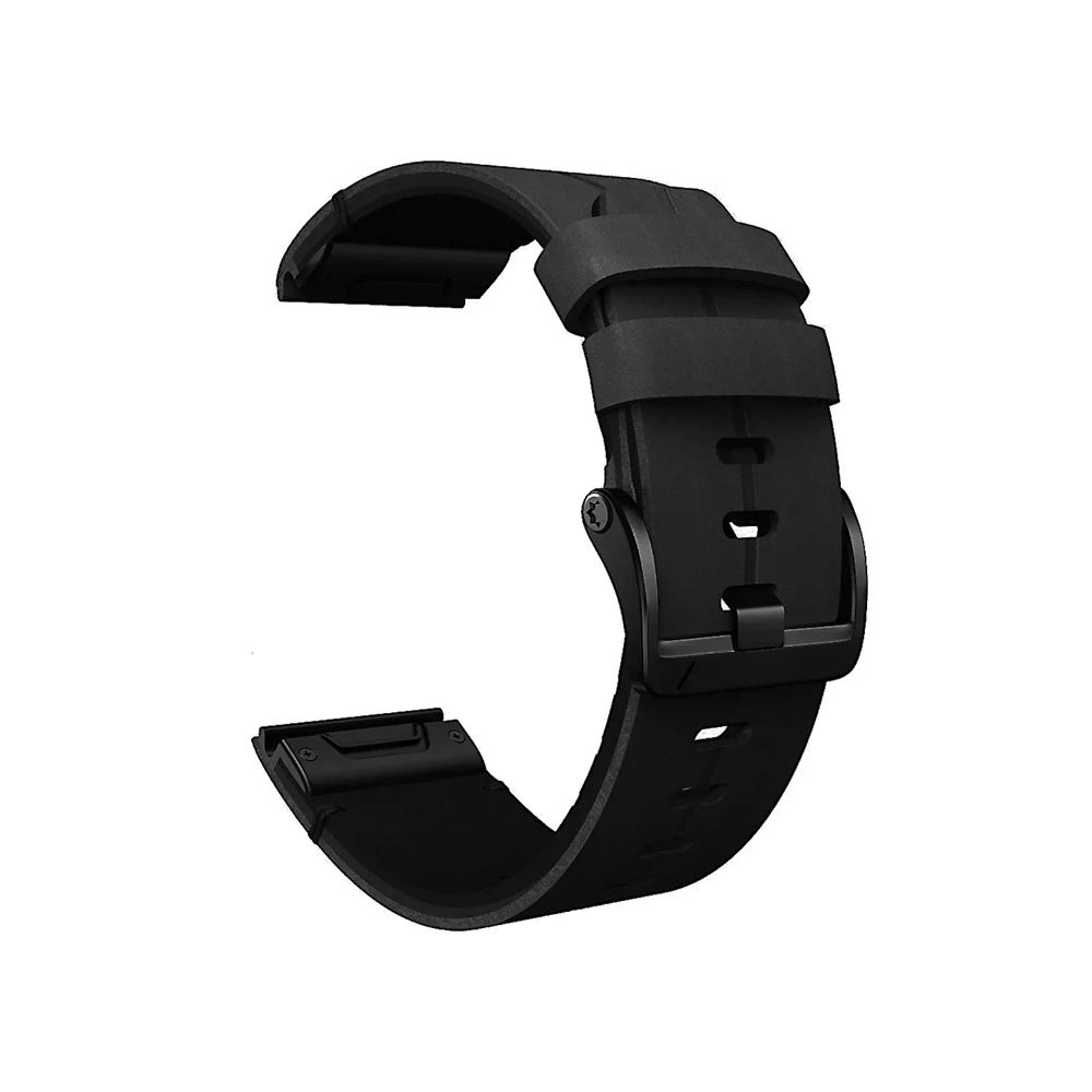Pulseira Quick-Fit | 26mm (couro genuíno & titânio) - 2 cores