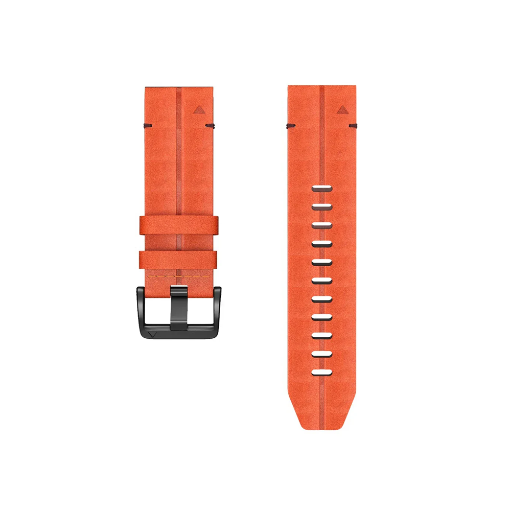 Pulseira Quick-Fit | 26mm (couro genuíno & titânio) - 2 cores